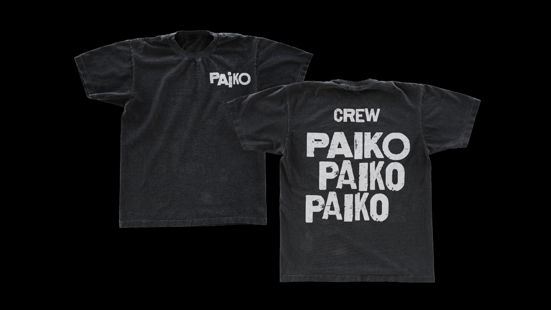 Mockup de Remera Crew PAIKO